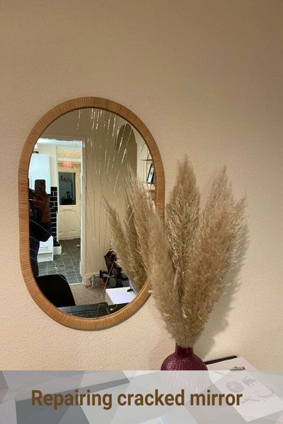 How do i go about fixing a cracked mirror? : r/fixit